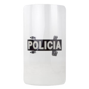 ESCUDO ANTI MOTIN DE POLICARBONATO RESISTE A GOLPES Y OBJETOS CONTUNDENTES EMPLEADO POR POLICIA FUERZAS DEL ORDEN O MILITARES